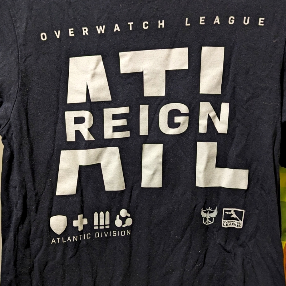 ATL REIGN OVERWATCH LEAGUE OWL SHIRT FANATICS SMALL